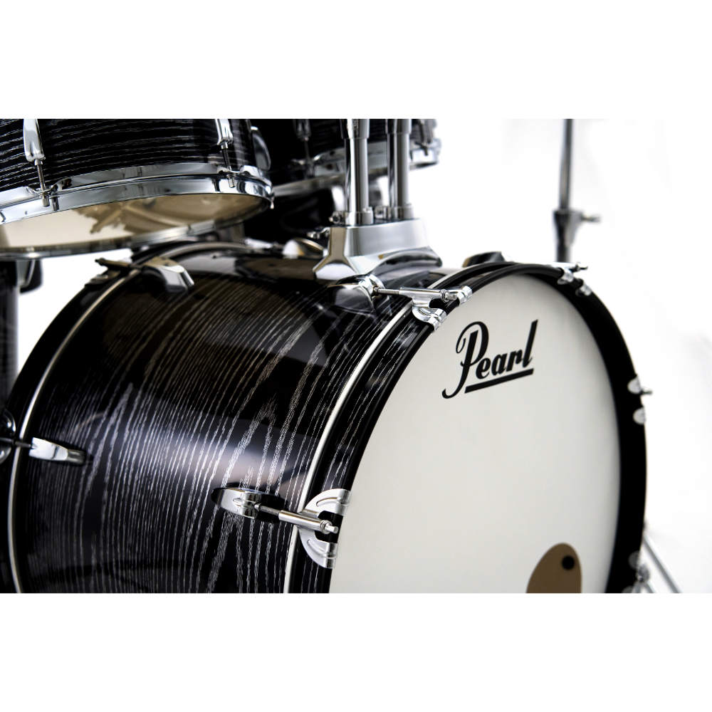 Pearl パール RS525SCWN/CN #801 Midnight Chrome Vortex Roadshow スタンダードサイズ ドラムセット 限定カラー バスドラム画像