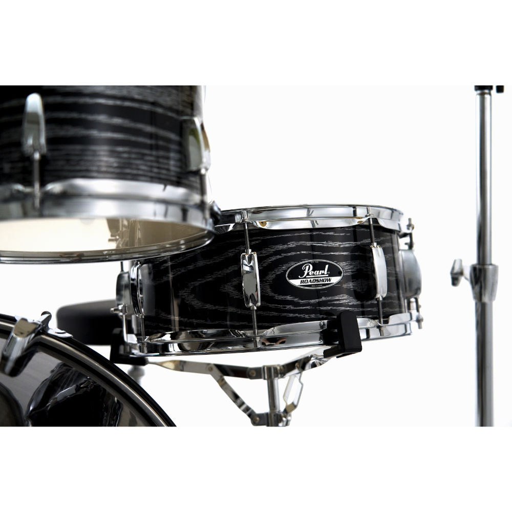 Pearl パール RS525SCWN/CN #801 Midnight Chrome Vortex Roadshow スタンダードサイズ ドラムセット 限定カラー スネア画像3