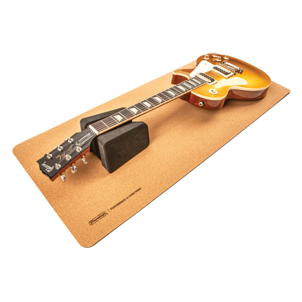 Jim Dunlop ジムダンロップ SYSTEM 65 CORK GUITAR SETUP MAT CM65 メンテナンスマット 使用例画像