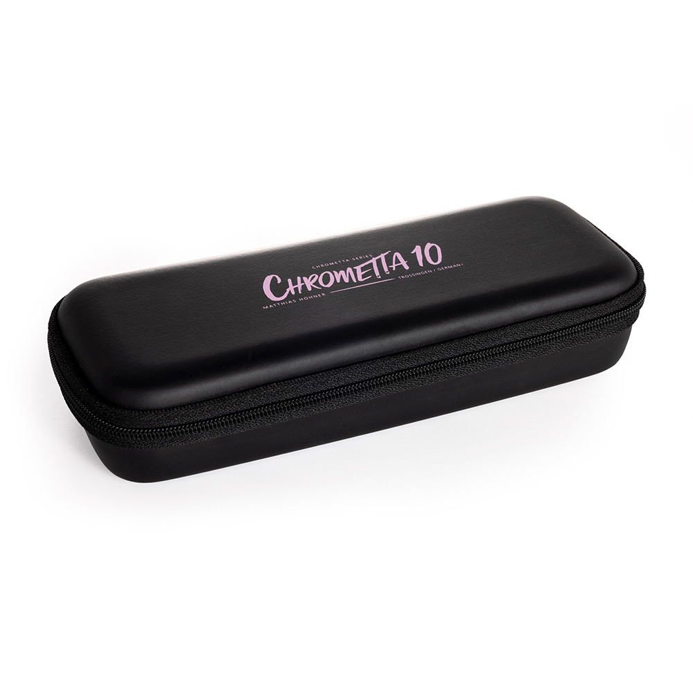 HOHNER ホーナー Chrometta 10 Color Edition 253/40C クロマチックハーモニカ ケース画像