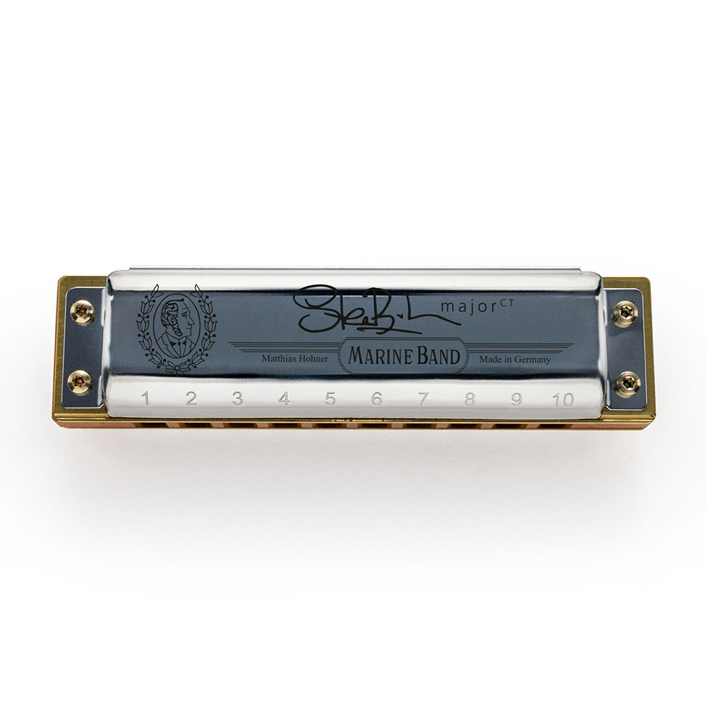 HOHNER ホーナー Steve Baker Signature Harp Aマイナー 10ホールハーモニカ ブルースハープ トップ画像