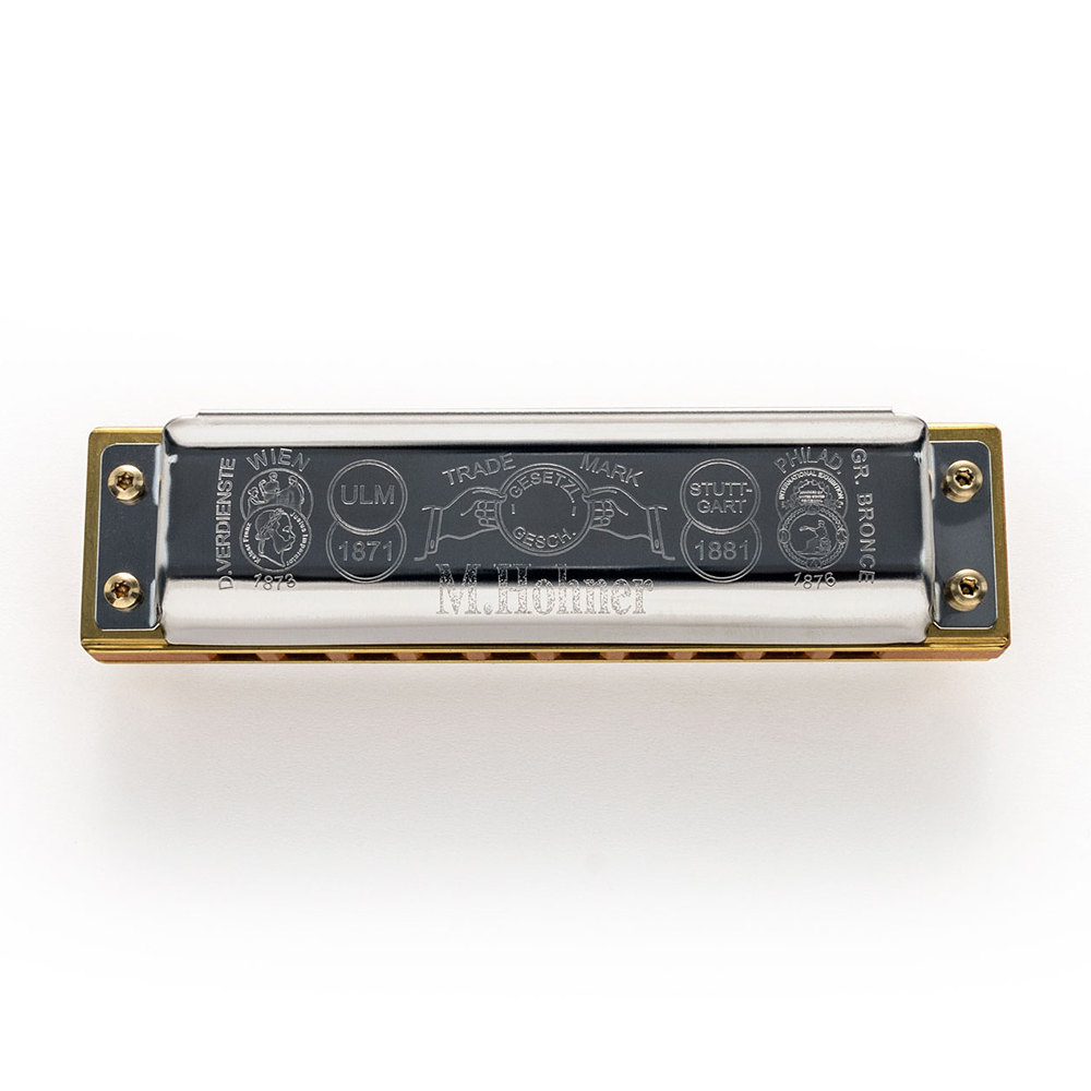 HOHNER ホーナー Steve Baker Signature Harp Aマイナー 10ホールハーモニカ ブルースハープ ボトム画像