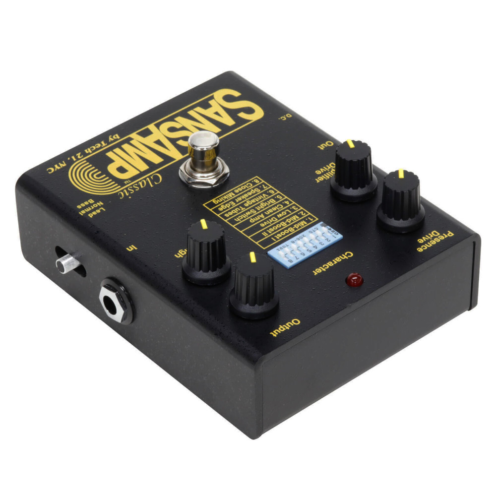 TECH21 テック21 SA1 SansAmp Classic サンズアンプ クラシック プリアンプ 本体画像 斜め 2