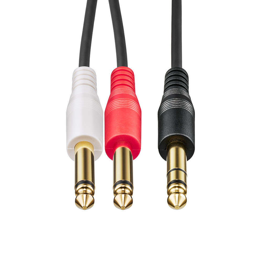 AUDIO-TECHNICA オーディオテクニカ AT-MI84/3.0 モノラルフォン×2-ステレオフォン 3.0m オーディオケーブル プラグ