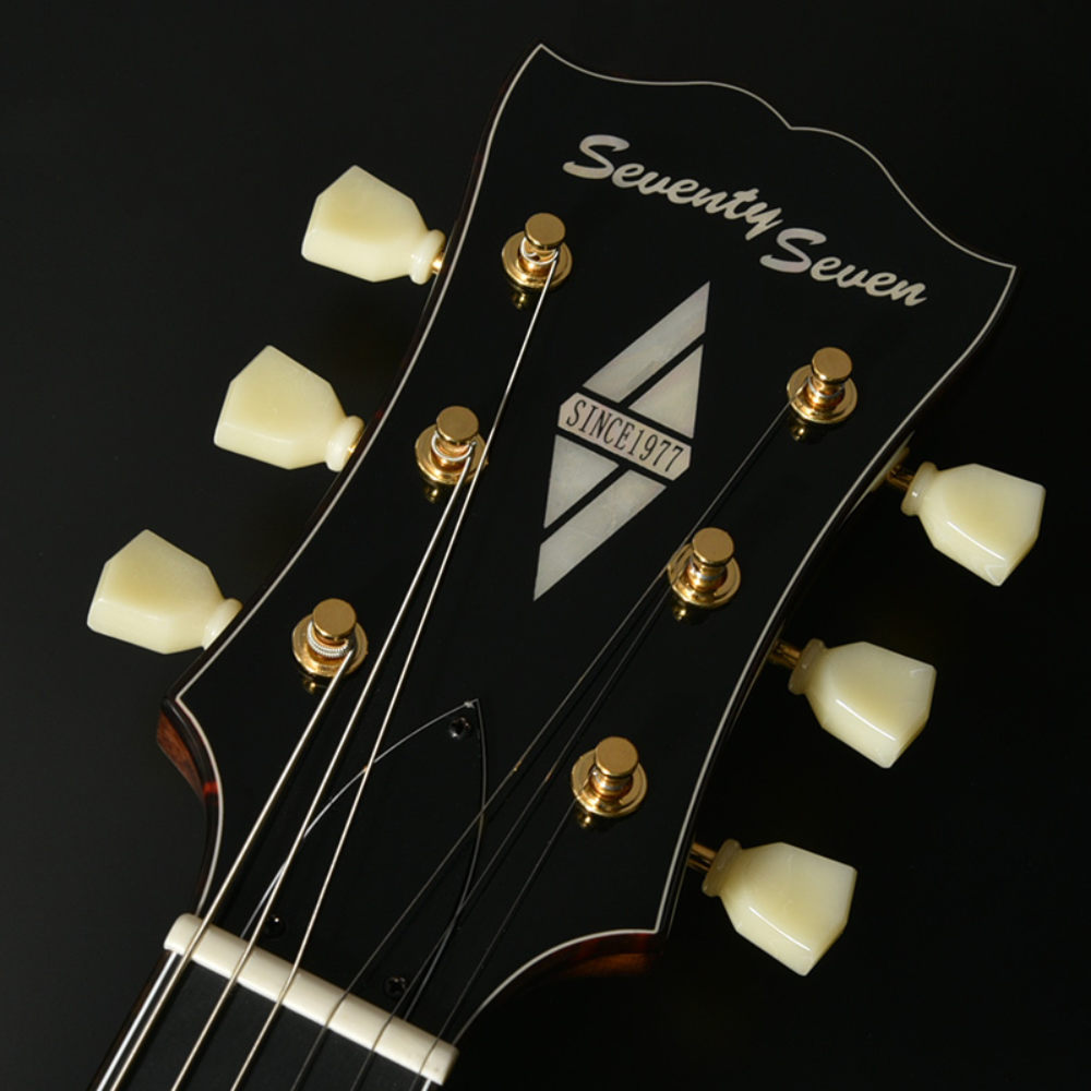 SeventySeven Guitars セブンティセブンギターズ STORK-STD-JT ABR セミアコースティックギター エレキギター セミアコ セミホロウ 77 ヘッド部