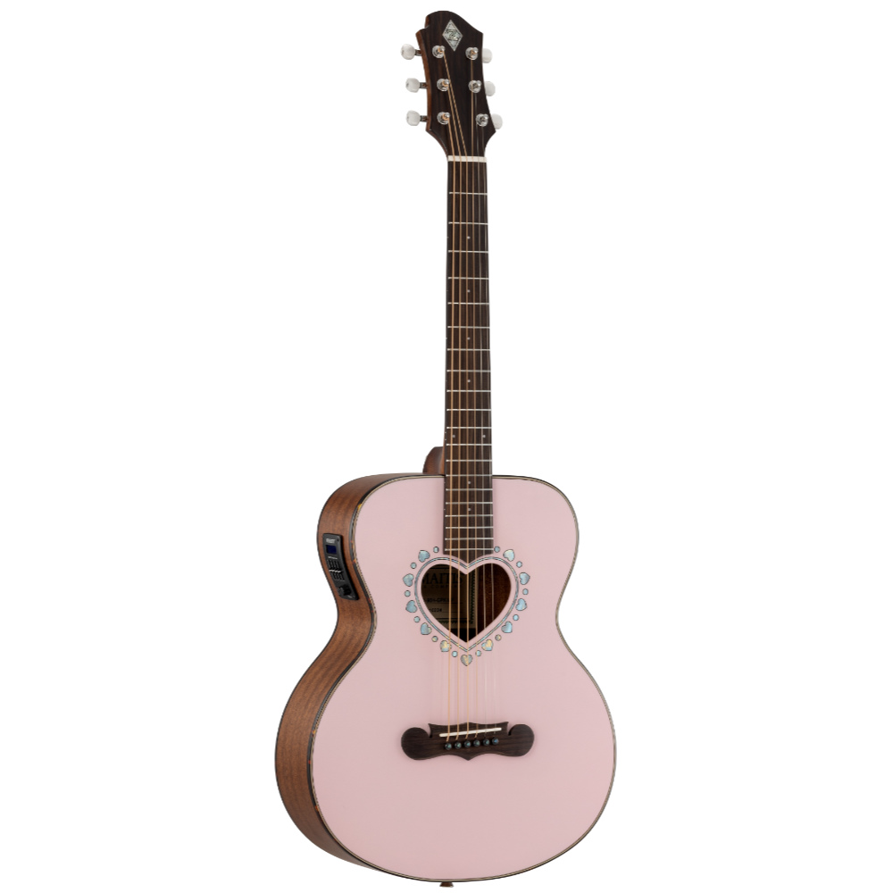 ZEMAITIS ゼマイティス CAM-90H GPK MP Gloss Pink Mather of Pearl ミニボディ エレクトリックアコースティックギター