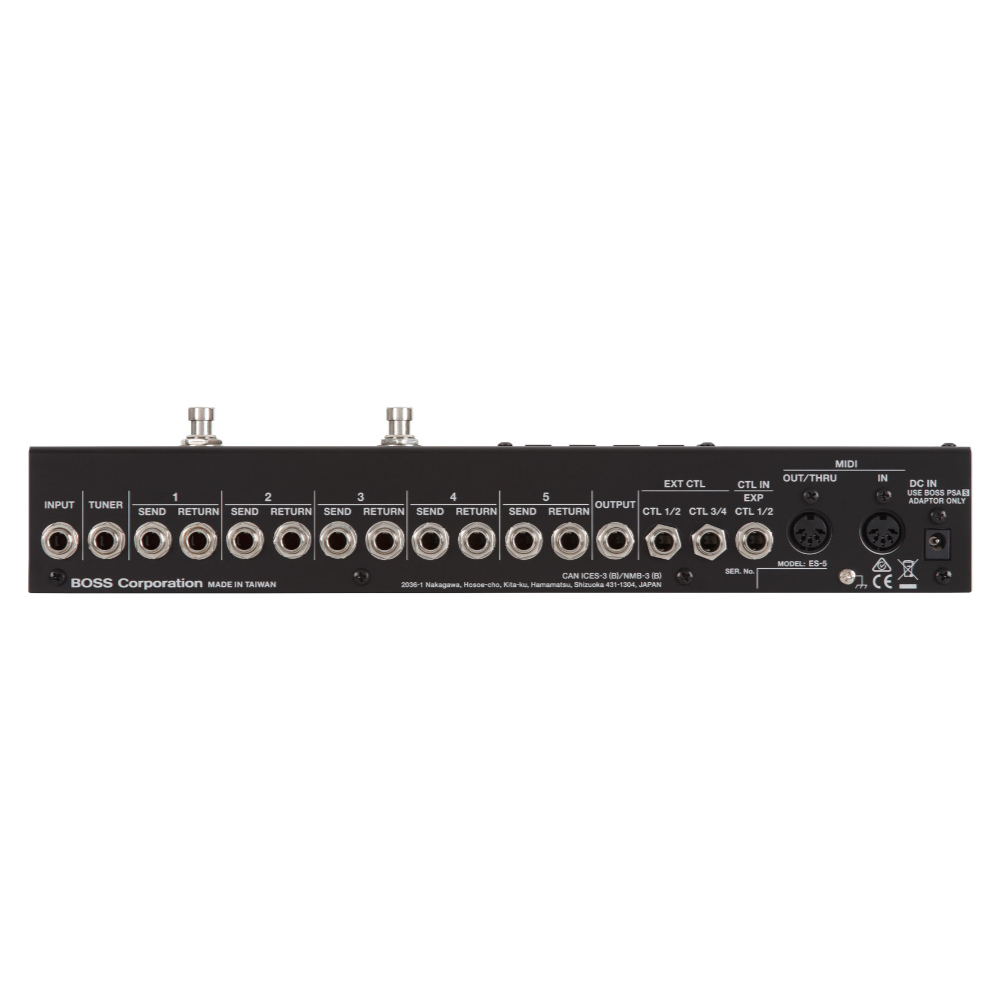 BOSS ボス ES-5 Effects Switching System エフェクタースイッチングシステム リア画像