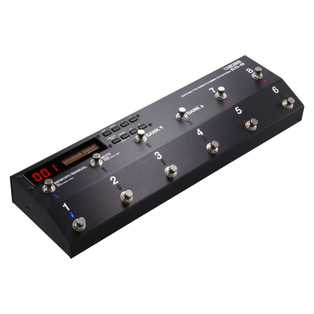 BOSS ボス ES-8 Effects Switching System エフェクタースイッチングシステム 左斜めアングル画像
