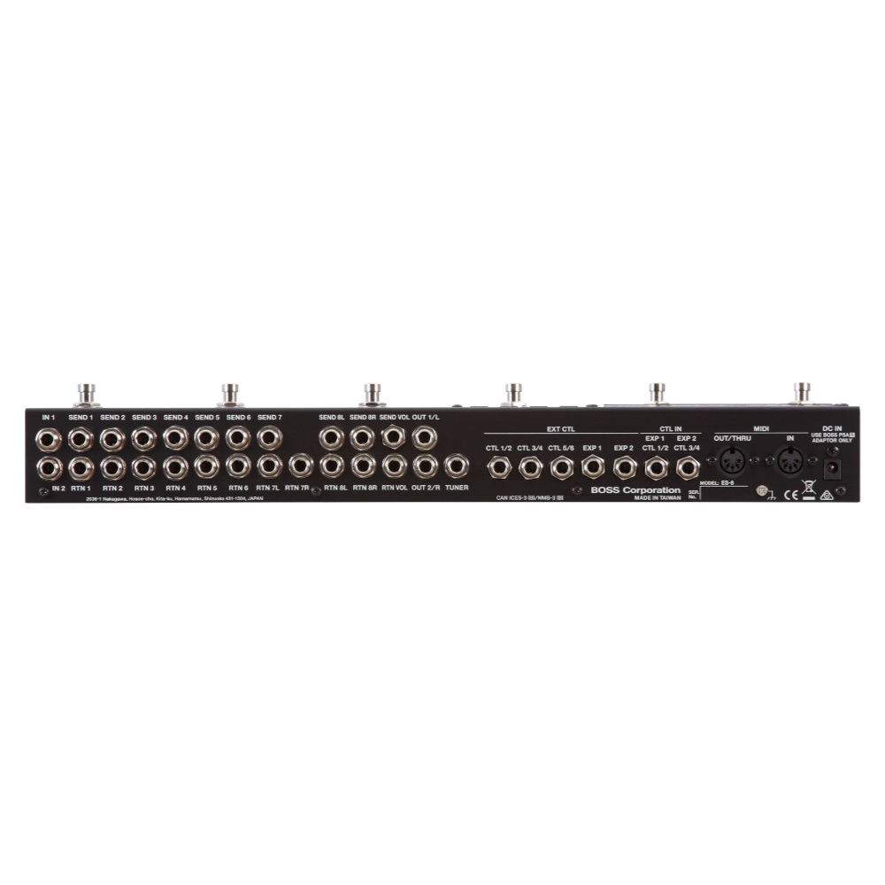 BOSS ボス ES-8 Effects Switching System エフェクタースイッチングシステム リア画像
