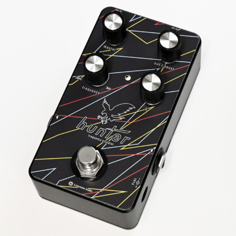 Limetone Audio ライムトーンオーディオ hunter パライコ ブースター ギターエフェクター 本体画像 斜め 