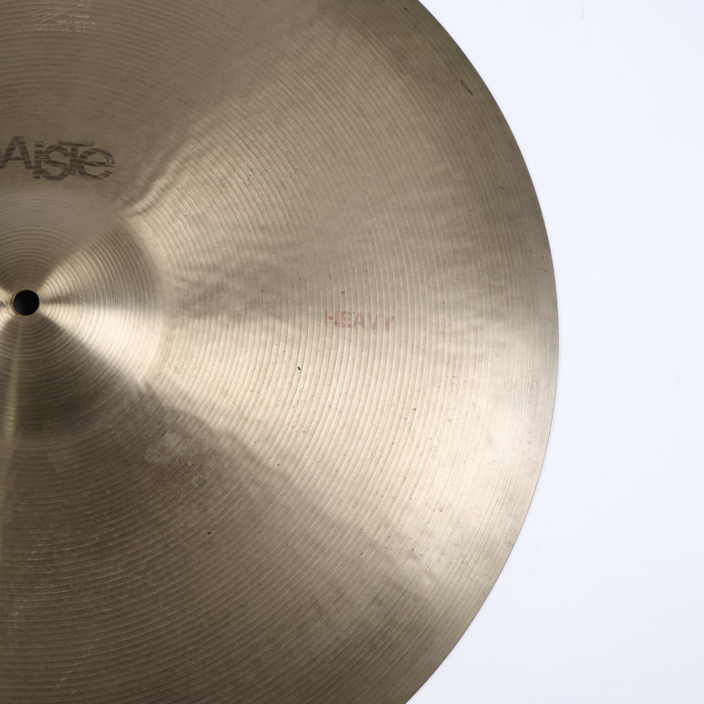 【中古】 ライドシンバル パイステ PAISTE Formula 602 HEAVY 20インチ 1960〜1970s ビンテージシンバル アップ
