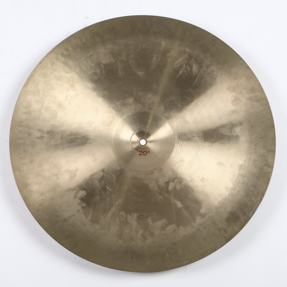 【中古】 ライドシンバル パイステ PAISTE Formula 602 HEAVY 20インチ 1960〜1970s ビンテージシンバル 裏面