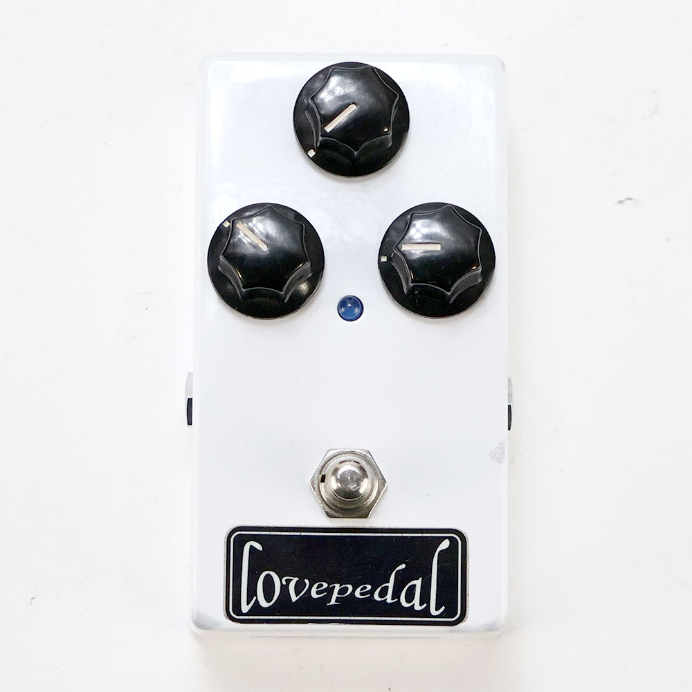 【中古】 エフェクター Lovepedal Eternity E6 ホワイト筐体 PCB基盤 ラブペダル オーバードライブ 正面