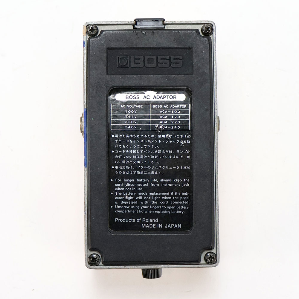 【中古】 エフェクター BOSS TW-1 T Wah Made in Japan ギターエフェクター Touch Wah タッチワウ オートワウ 裏面