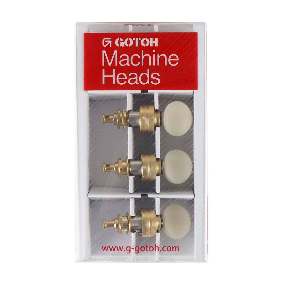 ゴトー GOTOH UPT-UBN-GG ウクレレ用ペグ ゴールド ギアペグ