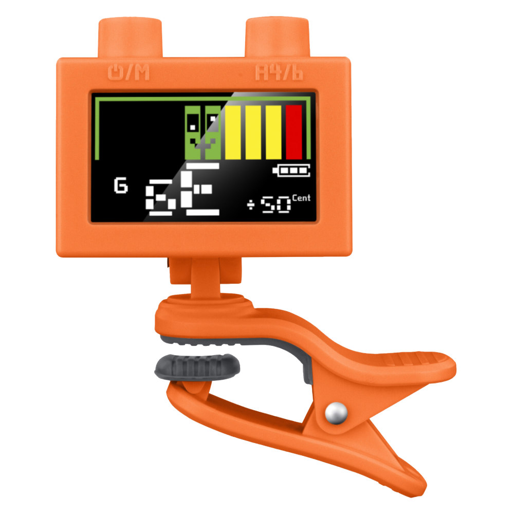 Cherub チェラブ WST-570Li Orange LET’S TUNE! 充電式リチウムバッテリー内蔵 クリップチューナー オレンジ