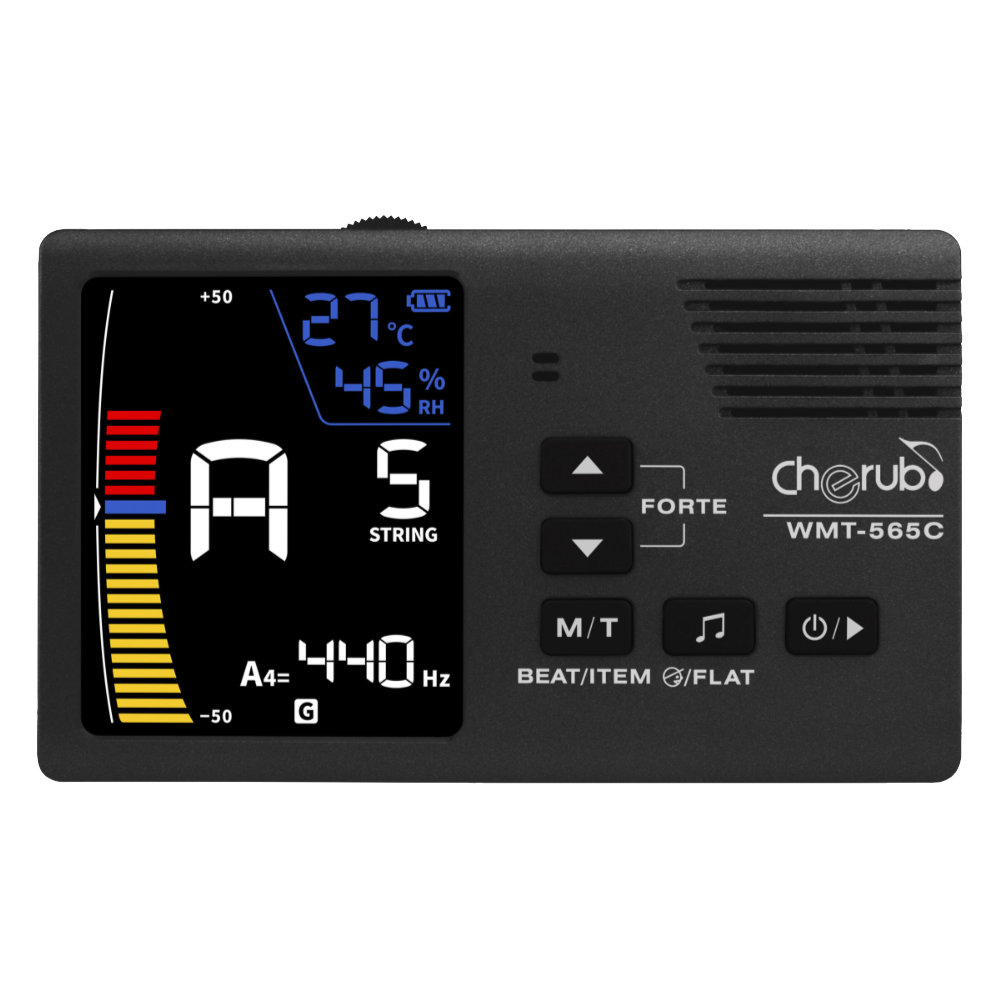 Cherub チェラブ WMT-565C String Instrument Mate 充電式 5-in-1 メトロチューナー