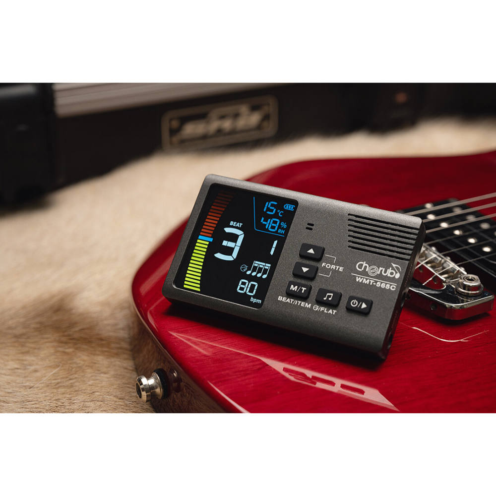 Cherub チェラブ WMT-565C String Instrument Mate 充電式 5-in-1 メトロチューナー イメージ画像