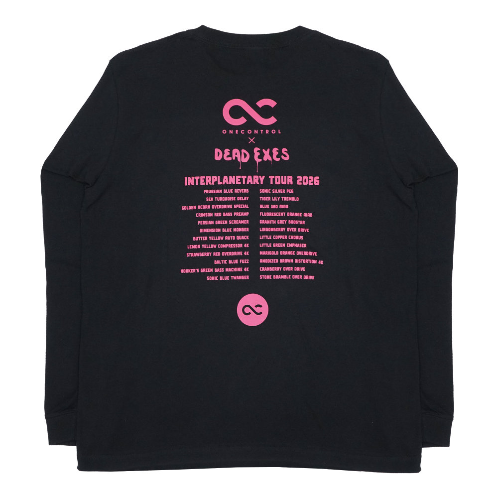 One Control ワンコントロール the Skull with Girl ロングTシャツ ブラック 長袖 Lサイズ 背面画像