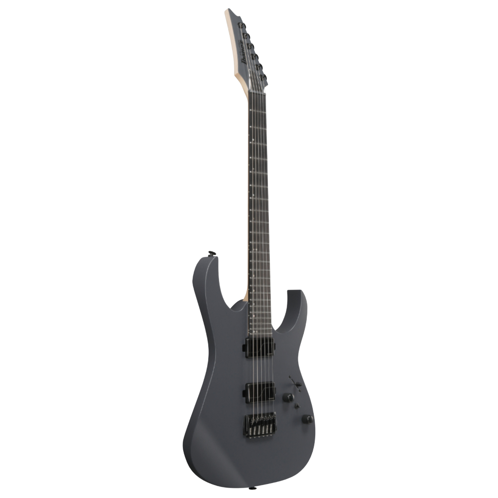 IBANEZ アイバニーズ RGR5121RB-GRF RG Prestige Gray Metallic Flat エレキギター 斜めアングル画像