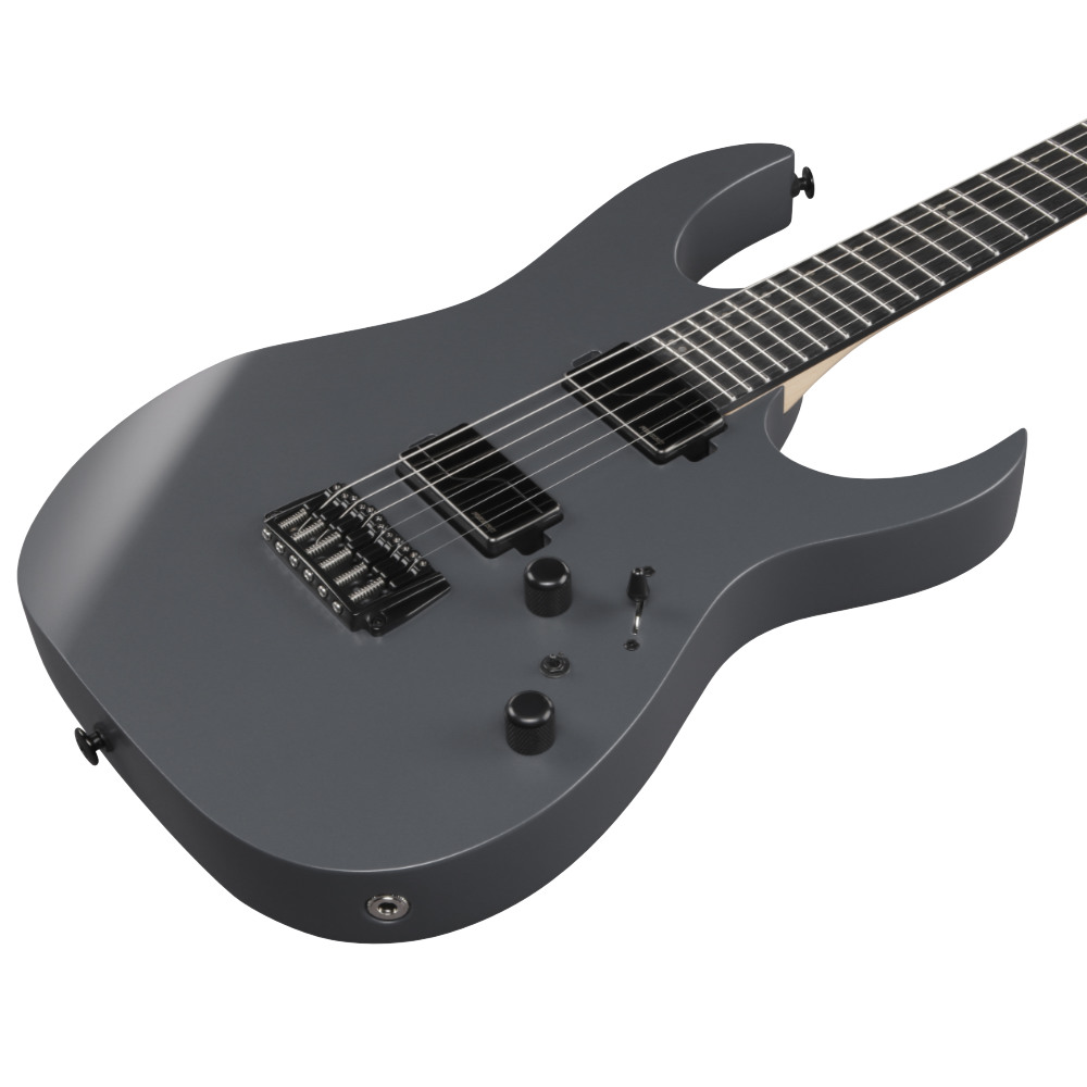 IBANEZ アイバニーズ RGR5121RB-GRF RG Prestige Gray Metallic Flat エレキギター ボディ斜めアングル画像
