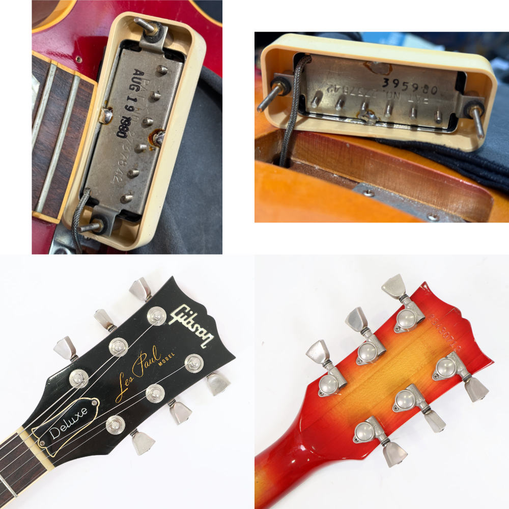 【中古】 エレキギター Gibson Les Paul Deluxe Cherry SunBurst 1980年製 ギブソン レスポールデラックス チェリーサンバースト 詳細画像