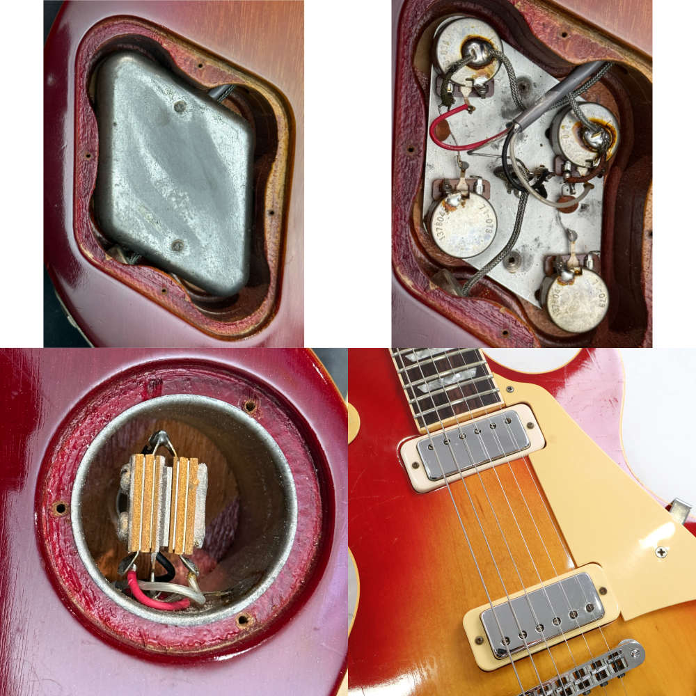 【中古】 エレキギター Gibson Les Paul Deluxe Cherry SunBurst 1980年製 ギブソン レスポールデラックス チェリーサンバースト 詳細画像