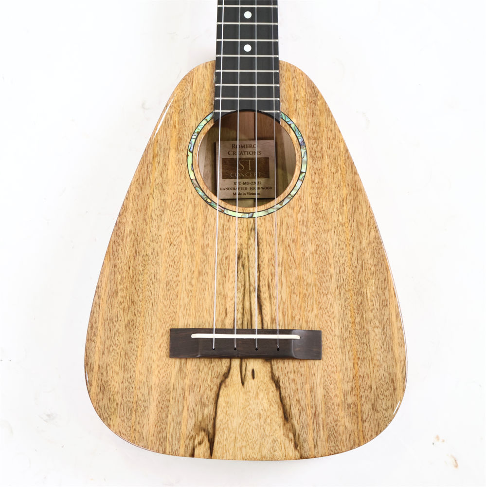 【訳あり】アウトレット ROMERO CREATIONS ST Concert Spalted Mango コンサートウクレレ 詳細画像