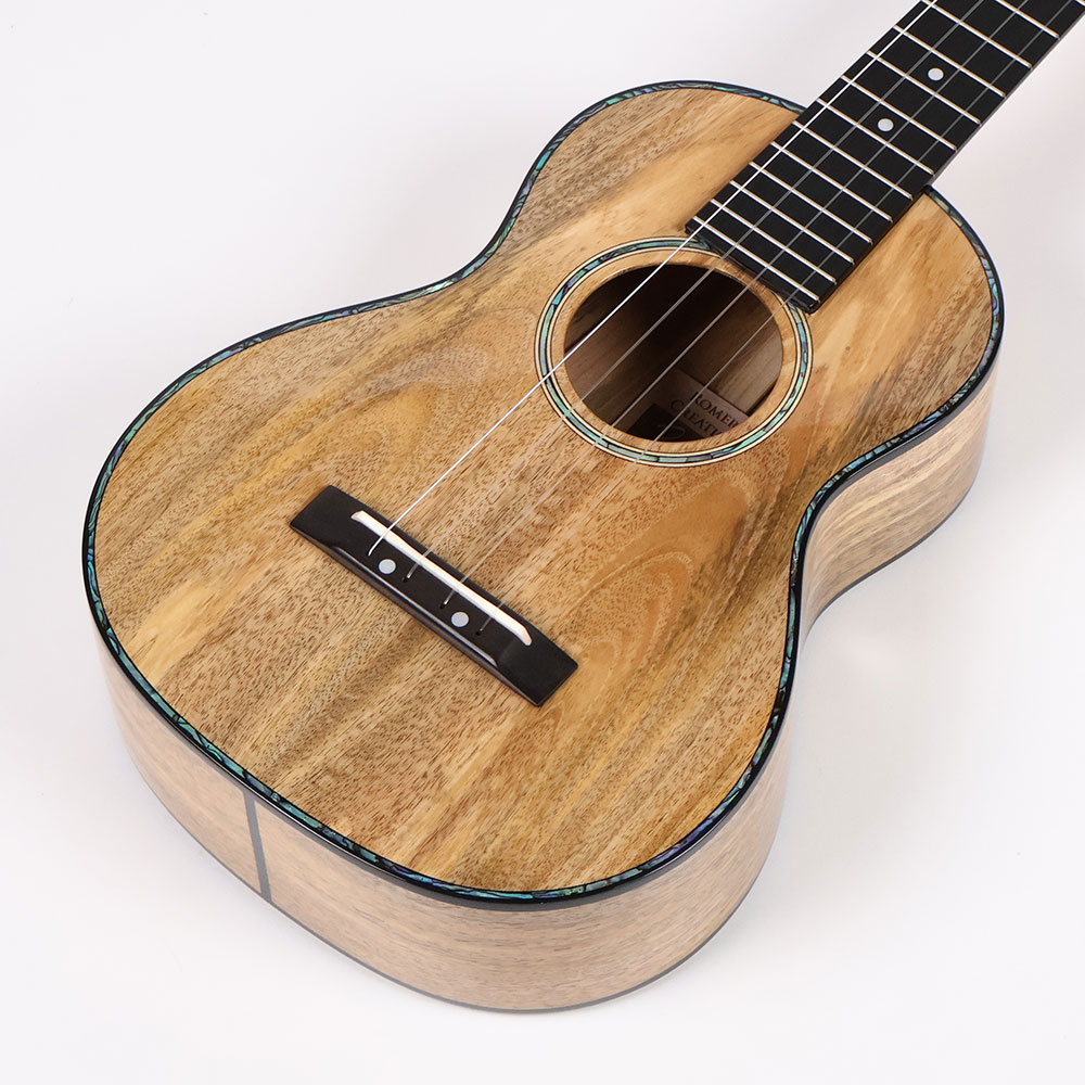 【訳あり】アウトレット ROMERO CREATIONS Romero Signature Tenor Spalted Mango Low-G テナーウクレレ ボディ