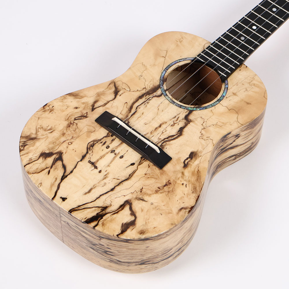 【訳あり】アウトレット ROMERO CREATIONS Romero Concert Spalted Mango Hi-G コンサートウクレレ ボディ