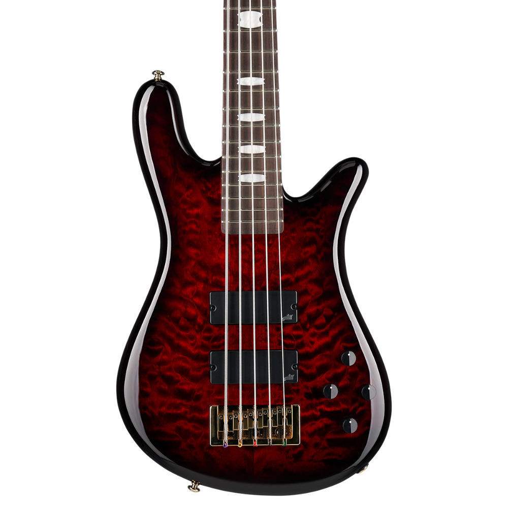 エレキベース 5弦ベース Spector Icon NS-5 Bolt-On BC Gloss スペクター アイコンシリーズ Black Cherry ブラックチェリー ボディ画像