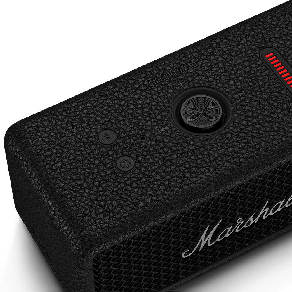 MARSHALL マーシャル Emberton III Black and Silver ワイヤレススピーカー Bluetoothスピーカー ブラック＆シルバー トップアップ画像
