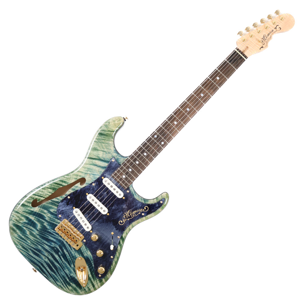 MOMOSE モモセ Premium Collection MC-HOLLOW-Premium/FT BLU-VGR #22363 エレキギター