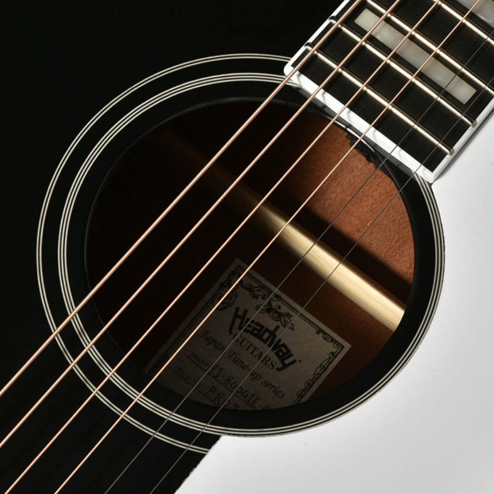 HEADWAY ヘッドウェイ Japan Tune-up Series HJ-BOOGIE-JT BLK エレクトリックアコースティックギター エレアコ サウンドホール部