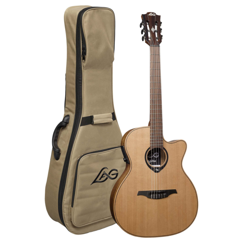 エレガットギター LAG GUITARS HV10-N-ACE NEW HYVIBEシリーズ スマートギター クラシックギター