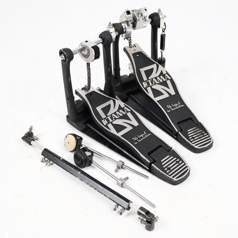 【中古】 ドラムツインペダル タマ TAMA HP200PTW Iron Cobra 200 Twin Pedal Power Glide アイアンコブラ