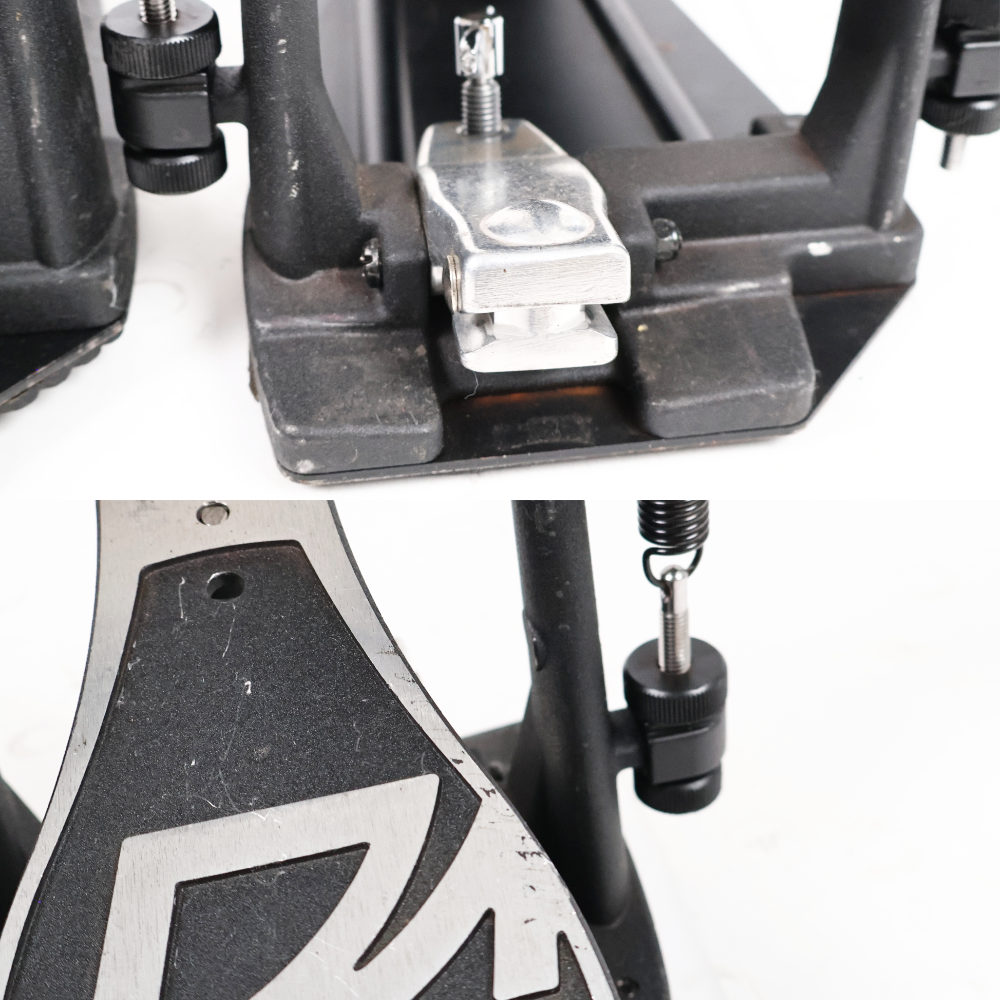 【中古】 ドラムツインペダル タマ TAMA HP200PTW Iron Cobra 200 Twin Pedal Power Glide アイアンコブラ 傷