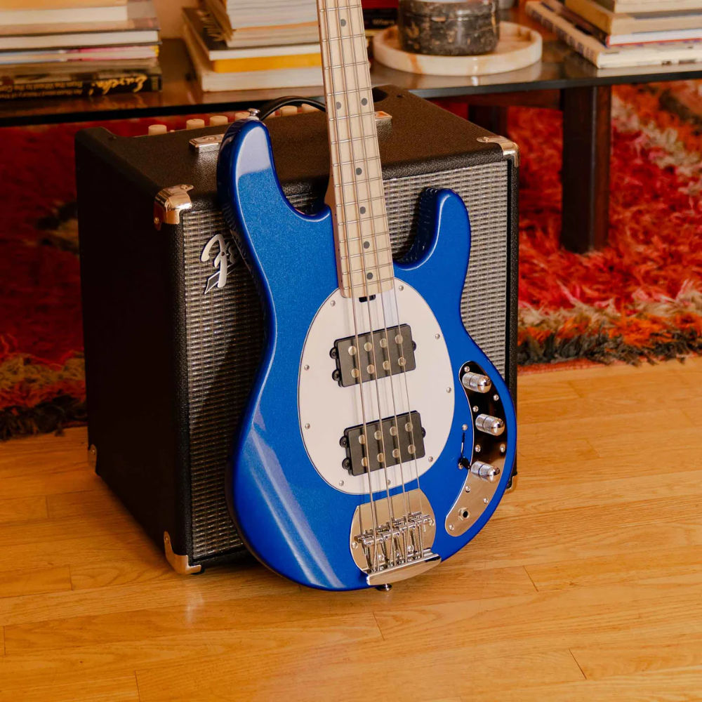 Sterling By Musicman SUB STINGRAY HH RAY4 COBRA BLUE エレキベース 2ピックアップ仕様 RAY4HH-COB-M1 ボディトップ