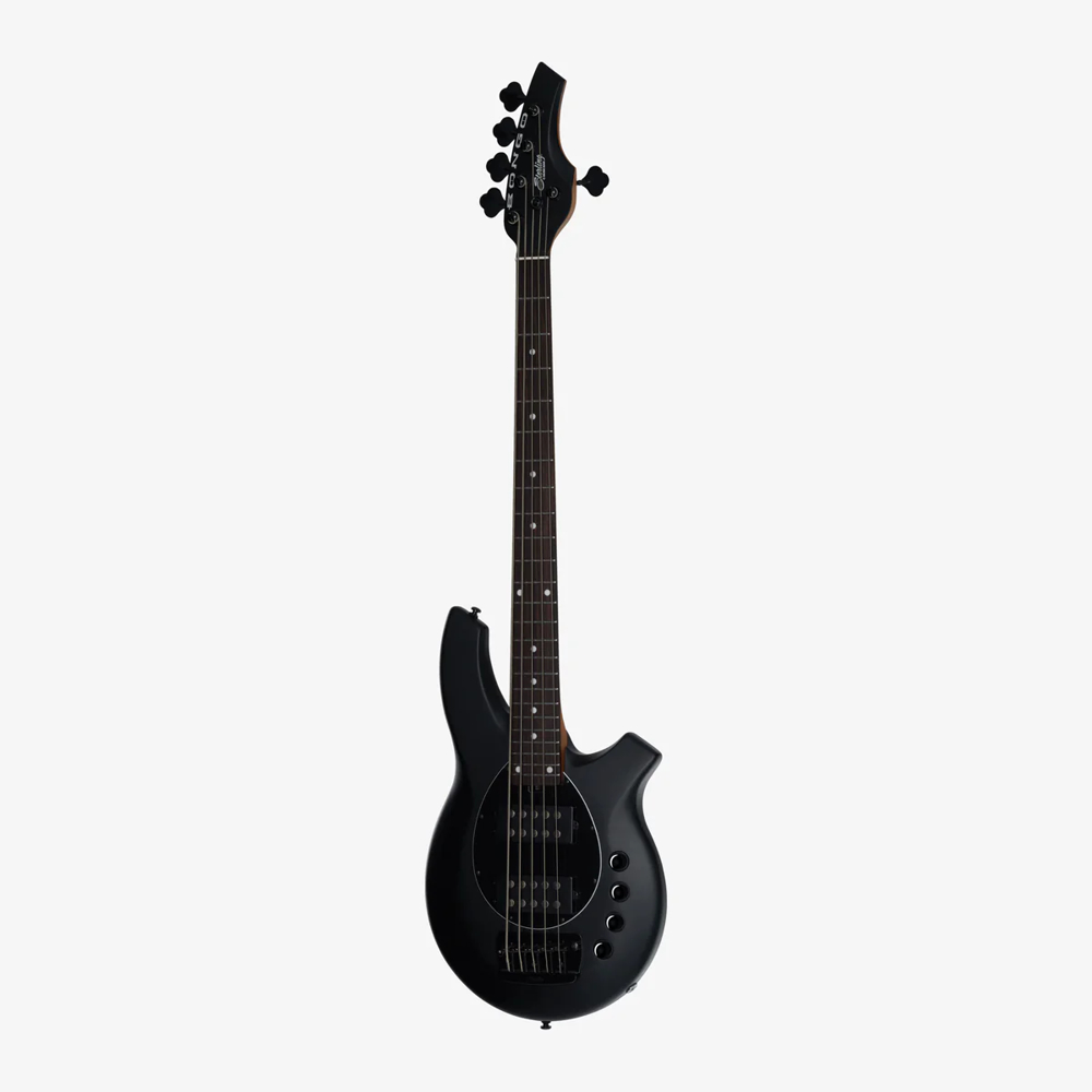 5弦ベース Sterling By Musicman SUB BONGO5 STEALTH BLACK エレキベース ミュージックマン ボンゴ 5弦 BONGO5-SBK-R2 アングル