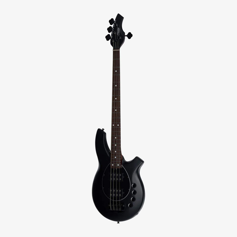 Sterling By Musicman SUB BONGO STEALTH BLACK エレキベース ミュージックマン ボンゴ 4弦 BONGO-SBK-R2 アングル