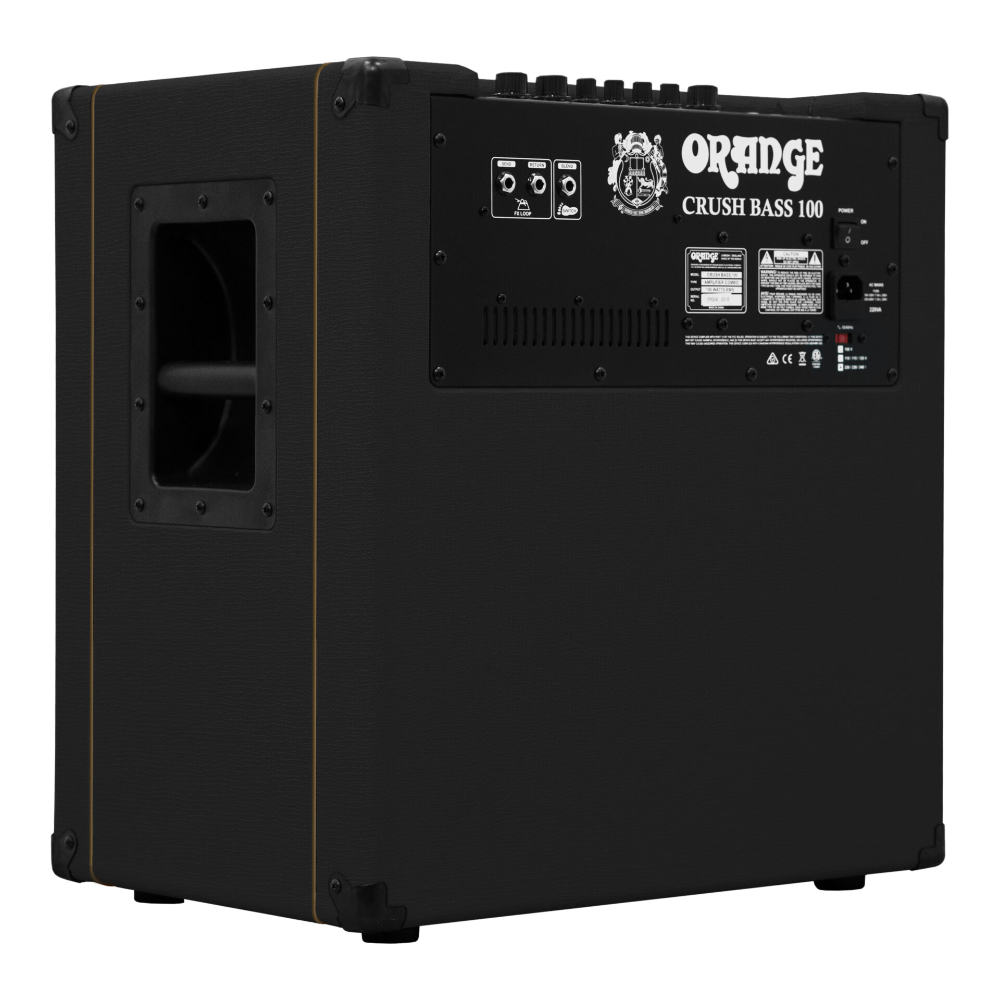 ORANGE CRUSH BASS 100 BK ベースアンプ コンボ 側面背面