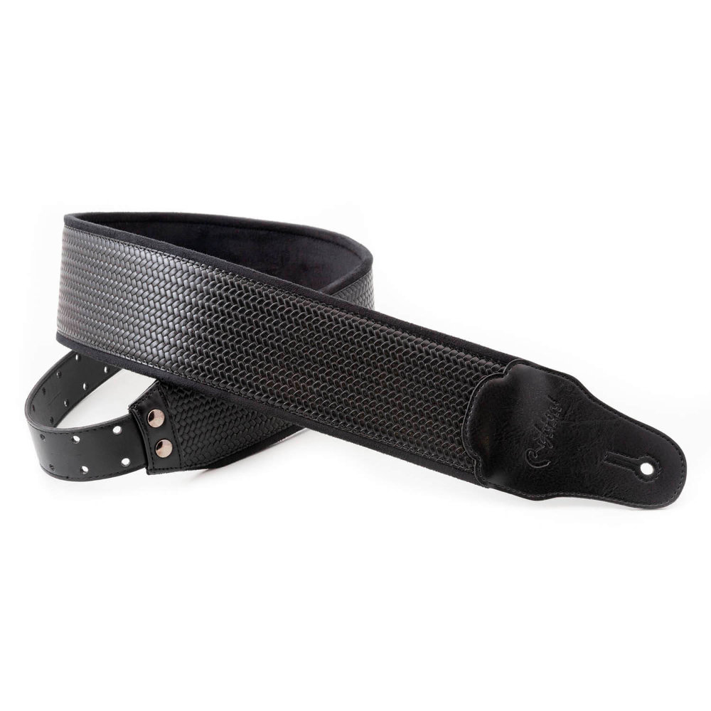 Righton! STRAPS ライトオンストラップ BOND-80 Black ギターストラップ サブ画像1