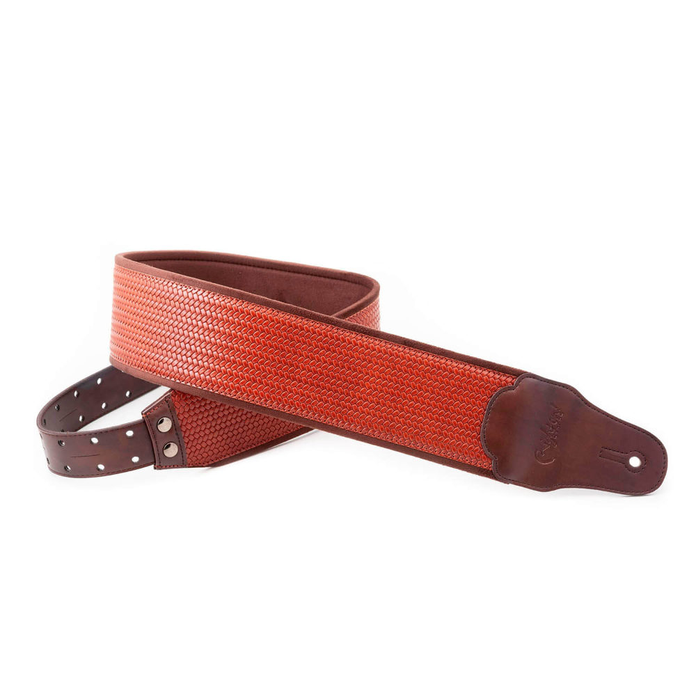 Righton! STRAPS ライトオンストラップ BOND-80 Brown ギターストラップ サブ画像2