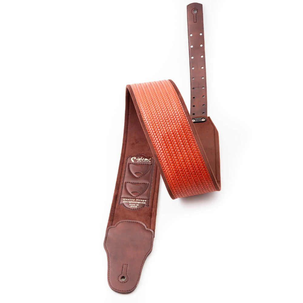 Righton! STRAPS ライトオンストラップ BOND-80 Brown ギターストラップ サブ画像3