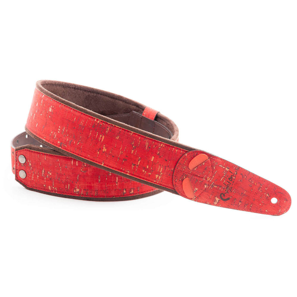 Righton! STRAPS ライトオンストラップ Cork Red ギターストラップ