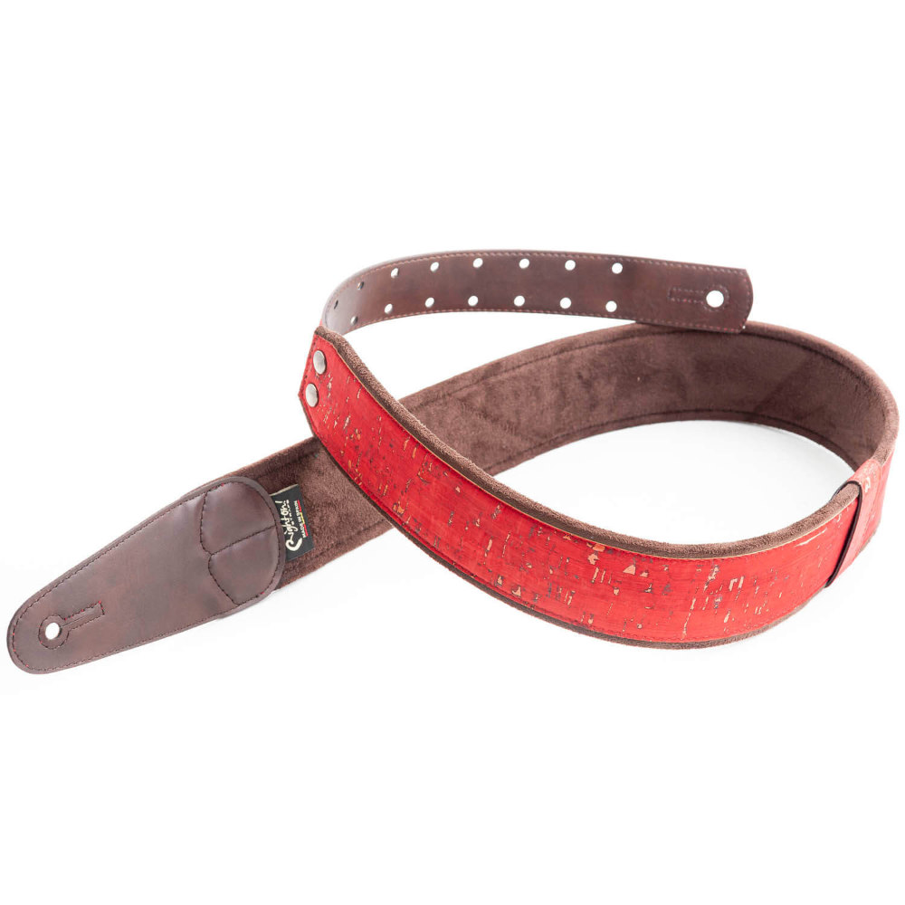 Righton! STRAPS ライトオンストラップ Cork Red ギターストラップ サブ画像2
