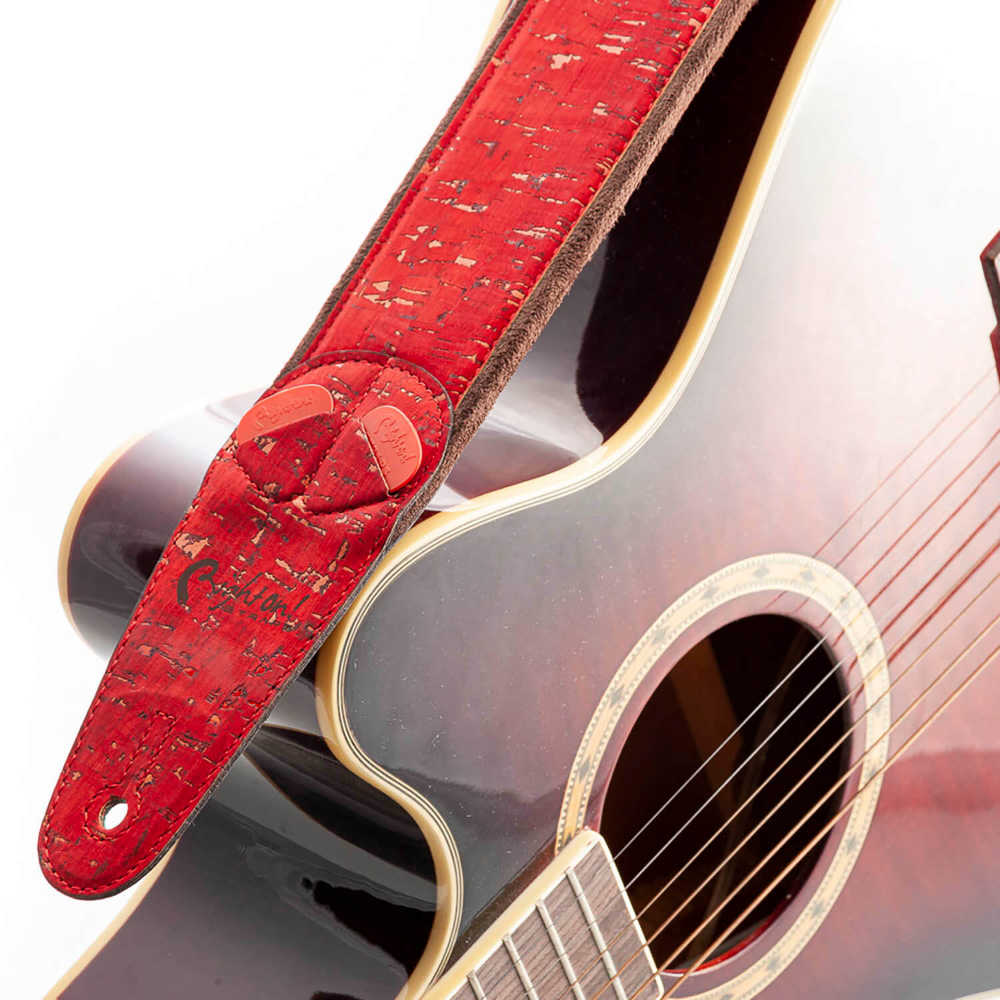 Righton! STRAPS ライトオンストラップ Cork Red ギターストラップ サブ画像6