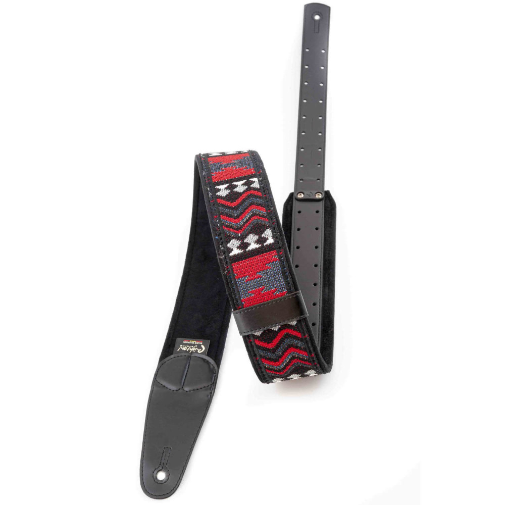 Righton! STRAPS ライトオンストラップ Azteca Black ギターストラップ サブ画像2