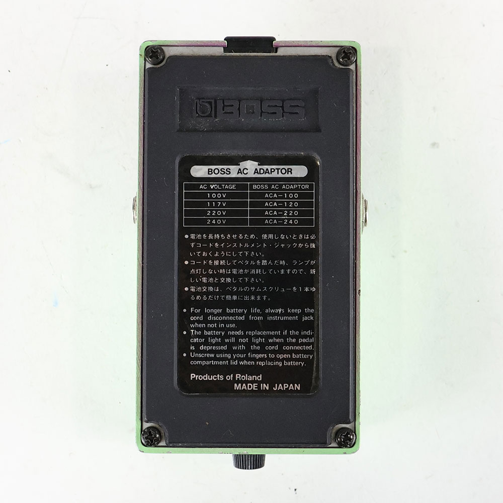 【中古】 スーパーフェイザー エフェクター BOSS PH-2 SUPER Phaser Made in Japan ボス ギターエフェクター 裏面