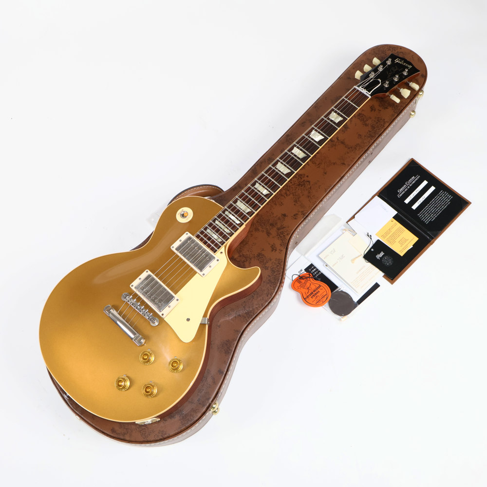 【中古】 エレキギター Gibson Custom Shop Historic Collection 1957 Les Paul Reissue Gold Top VOS 2023年製 4.14kg ギブソン レスポールゴールドトップ 57ヒスコレ